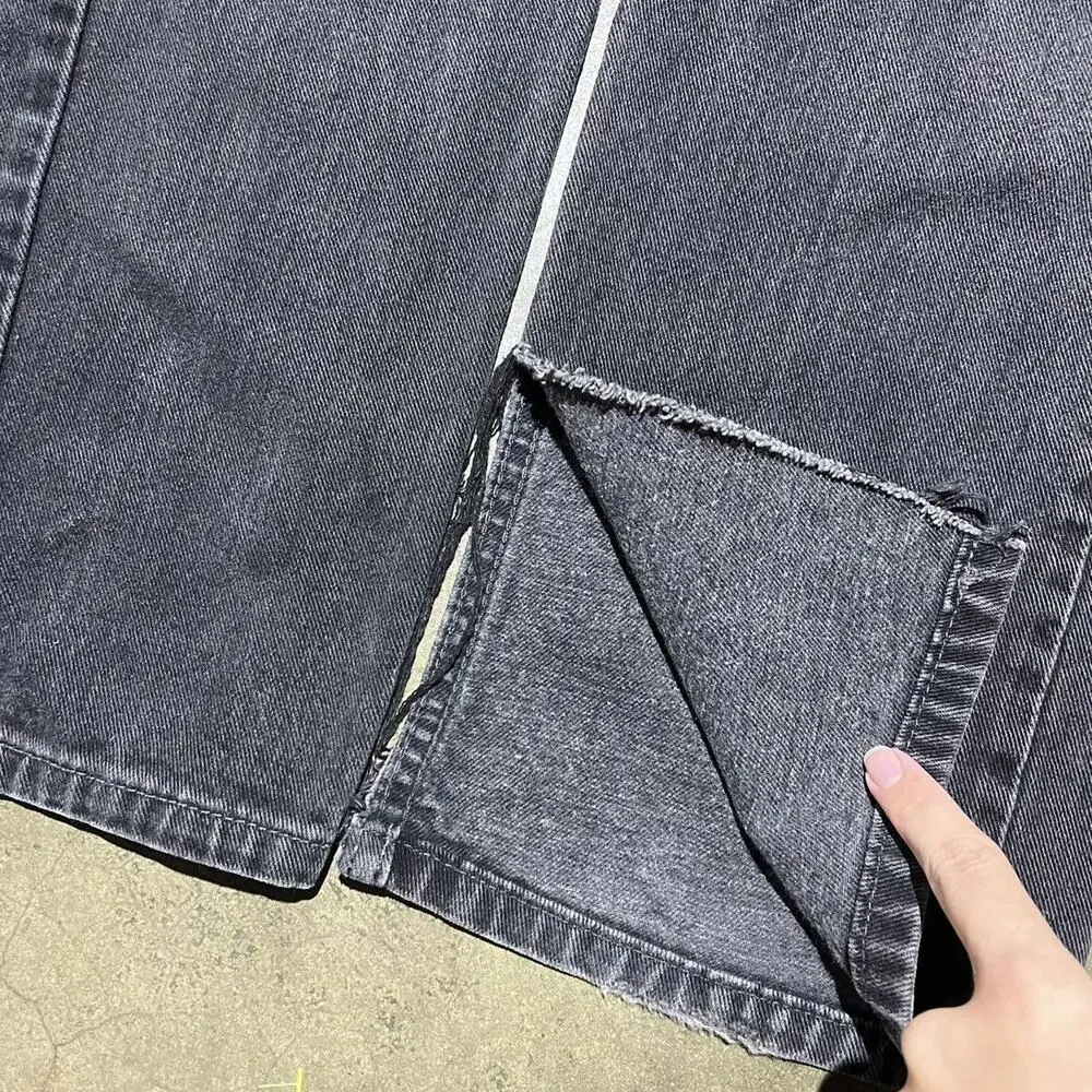 Vintage 90s Levi's 505 Black Regular Fit Jeans 30x34